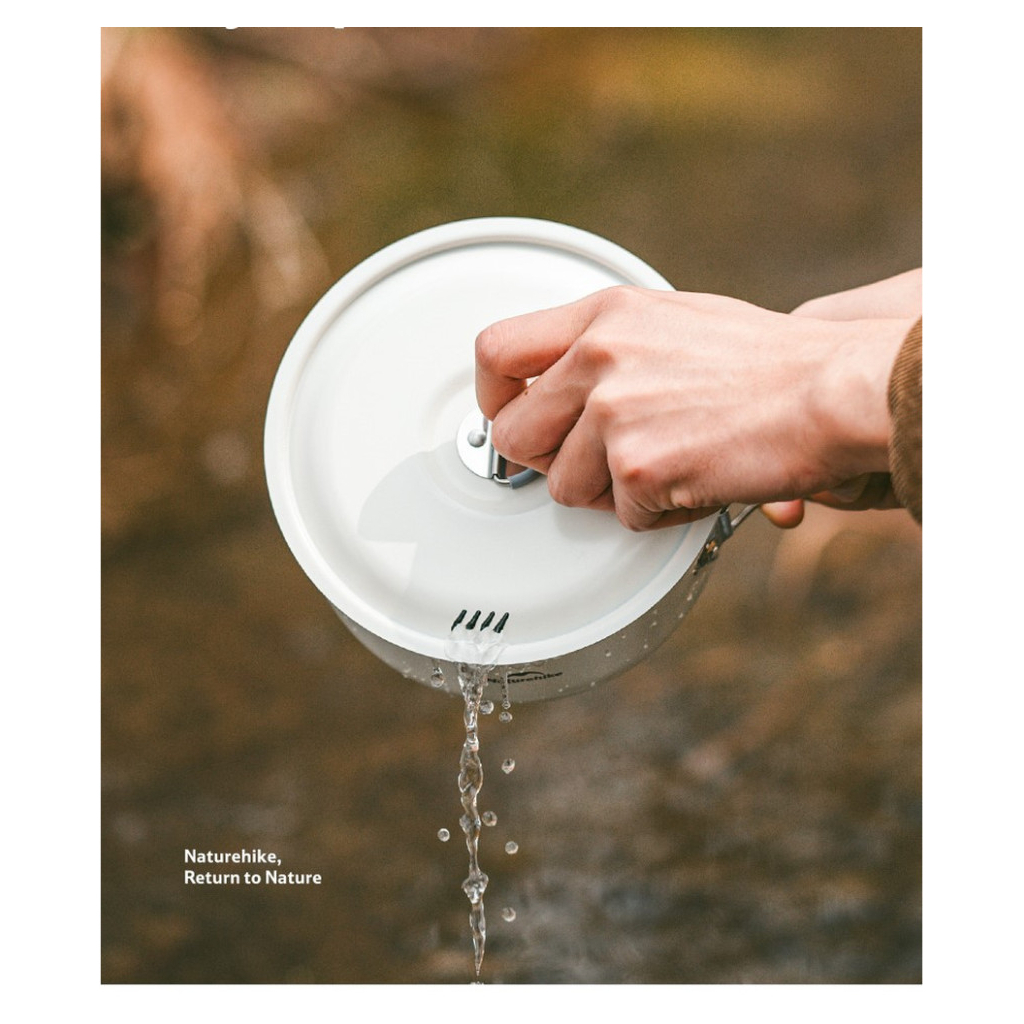 Котел туристичний Naturehike CNK2450CF013, 3 л, алюміній (6927595712450) - зображення 8