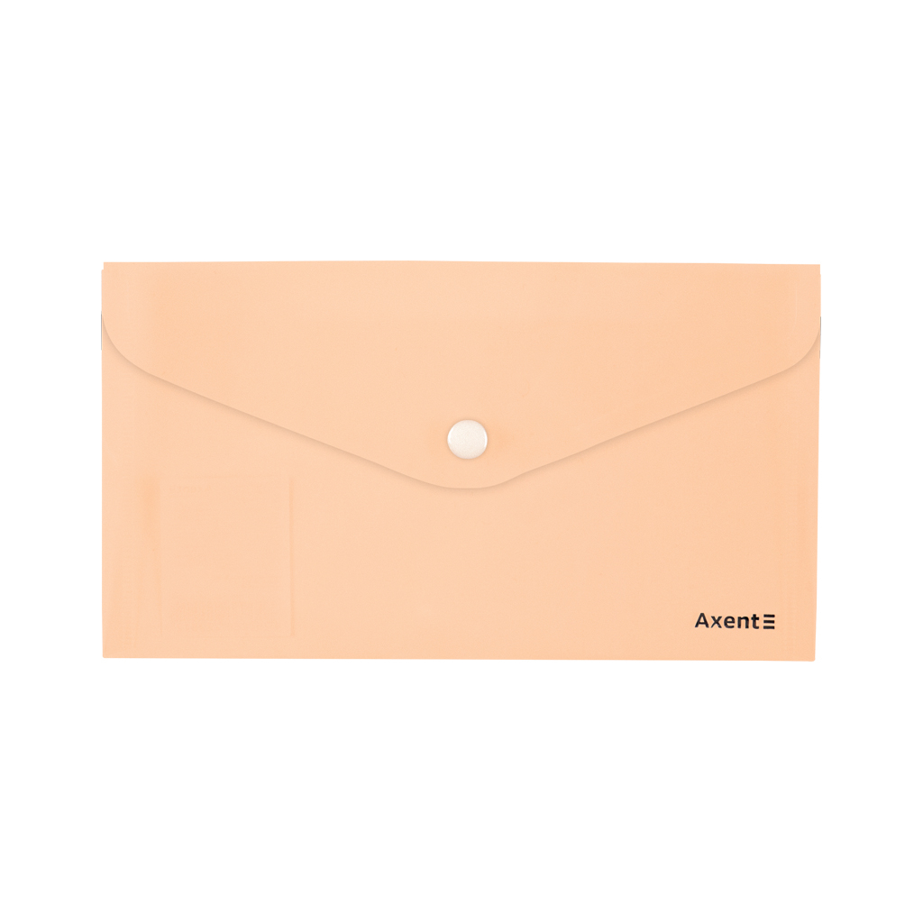 Папка - конверт Axent DL 180мкм Pastelini Персикова (1414-42-A) - зображення 1