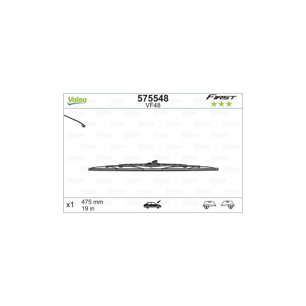 Щітка склоочисника Valeo 575548 - зображення 1
