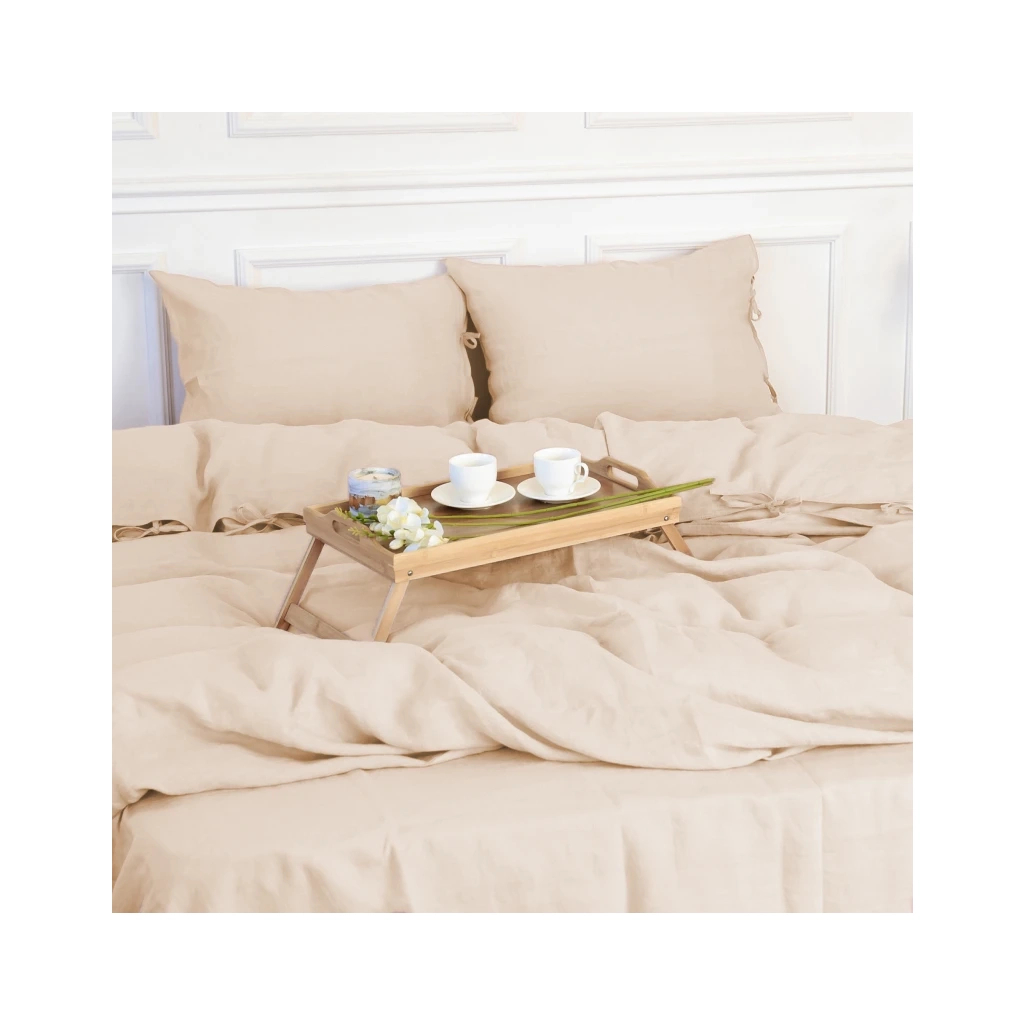 Постільна білизна MirSon Льон Natural Linen Amalia 110х140 (2200008248697) - зображення 3