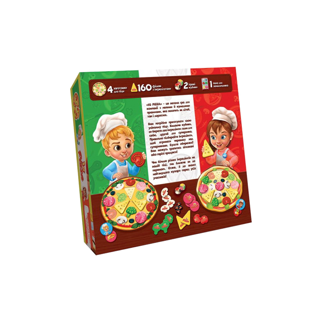 Настільна гра Danko Toys IQ Pizza, українська (G-IP-01U) - зображення 2