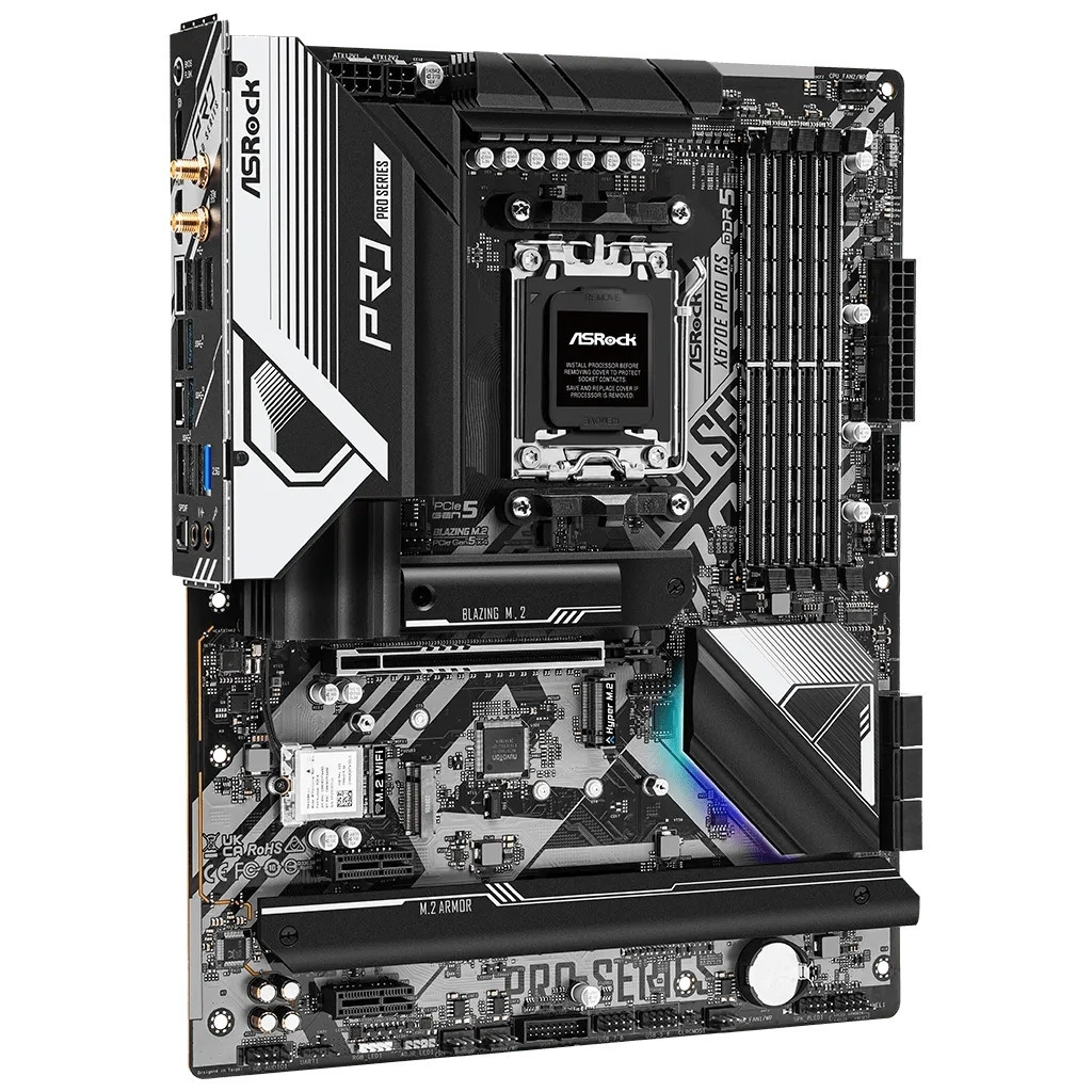 Материнська плата ASRock X670E PRO RS - зображення 5