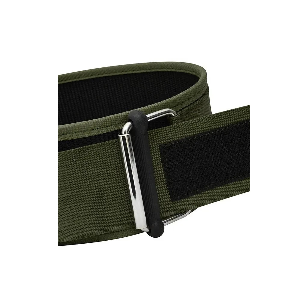 Атлетичний пояс RDX RX1 Weight Lifting Belt Army Green S (WBS-RX1AG-S) - зображення 4