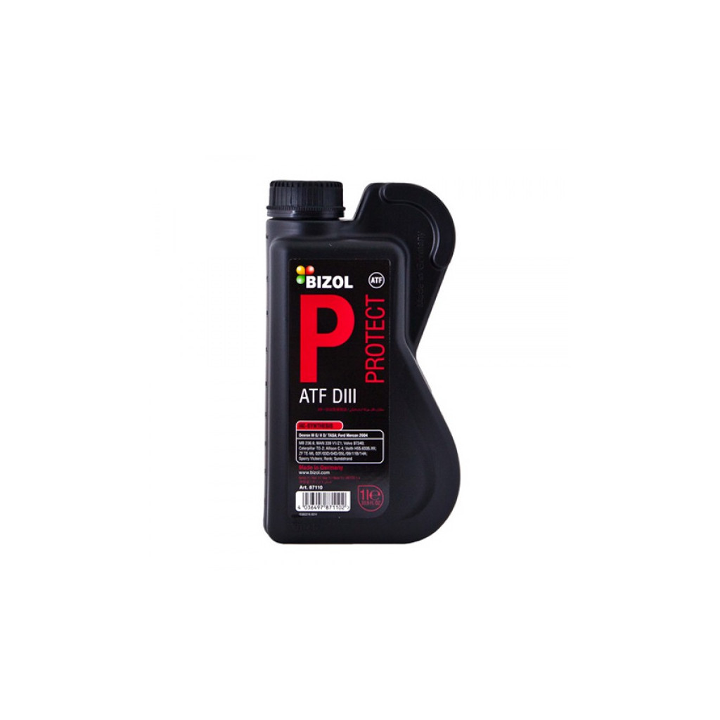 Трансмісійна олива BIZOL Protect ATF DIII 1л (B87110) - зображення 1