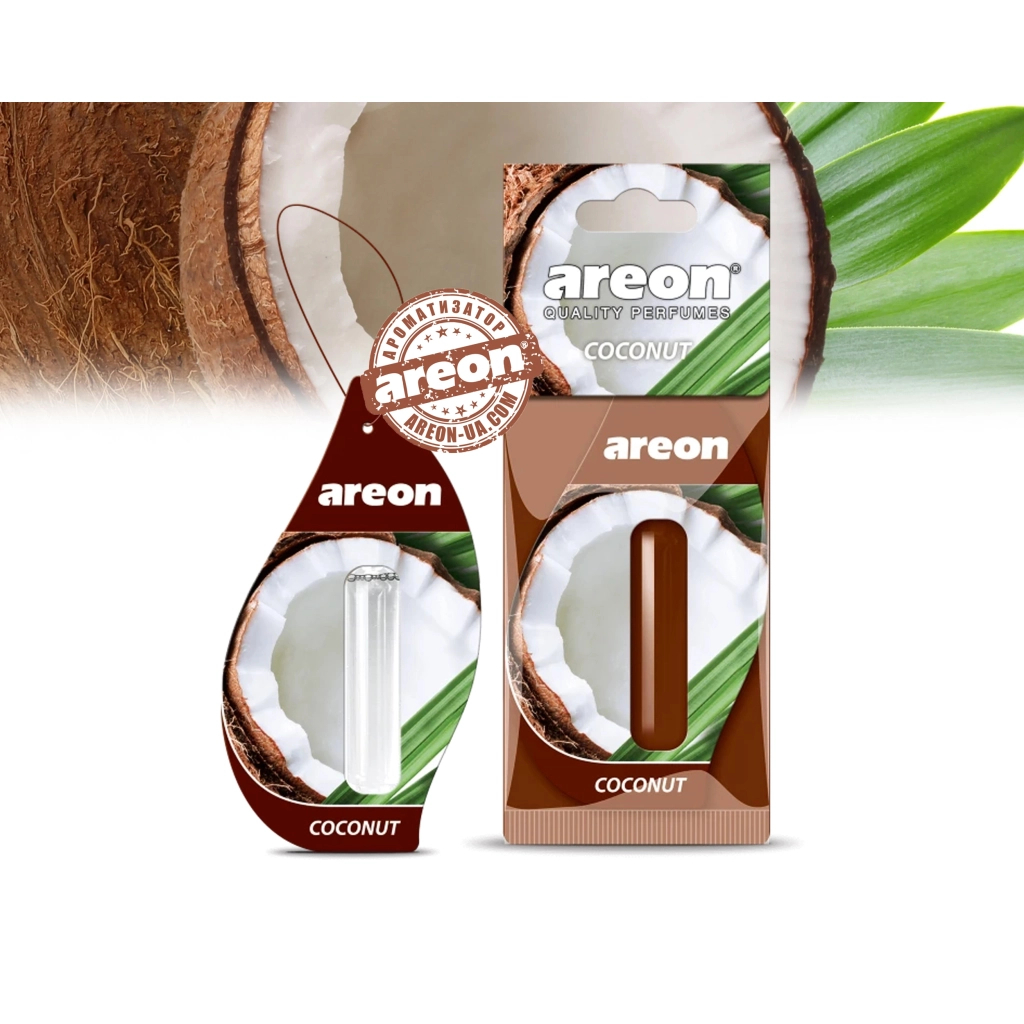 Ароматизатор для автомобіля Areon Coconut 5 мл (77137) - изображение 2