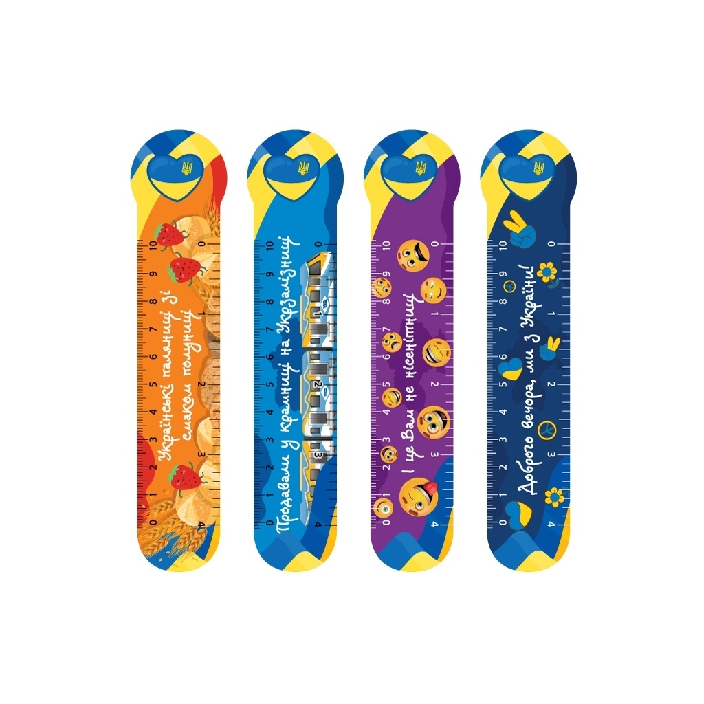 Закладки для книг Cool For School пластикові UA 4 шт (CF69114) - зображення 1