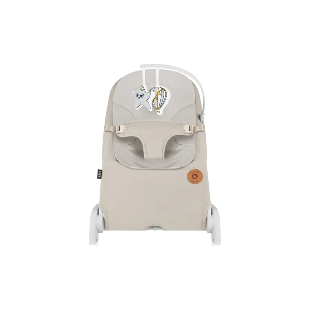 Крісло-гойдалка Lionelo LILAC BEIGE SAND (LO-LILAC BEIGE SAND) - зображення 1