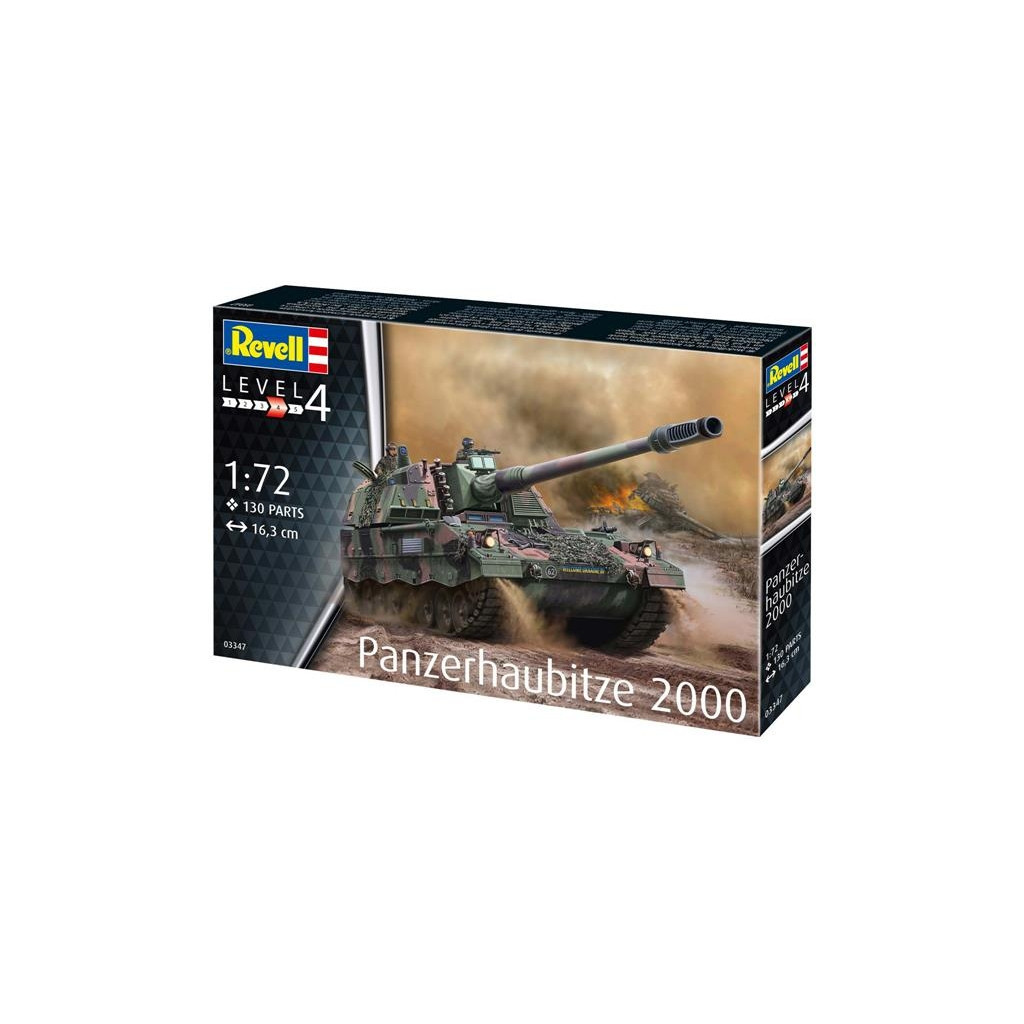Збірна модель Revell САУ Panzerhaubitze 2000 рівень 4 масштаб 1:72 (RVL-03347) - зображення 1