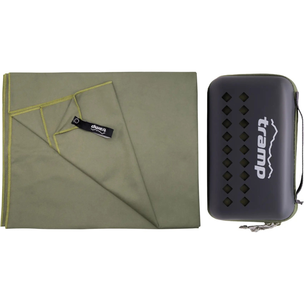 Рушник Tramp з мікрофібри в чохлі Pocket Towel 75х150 XL Army-green (UTRA-161-XL-army-green) - зображення 1