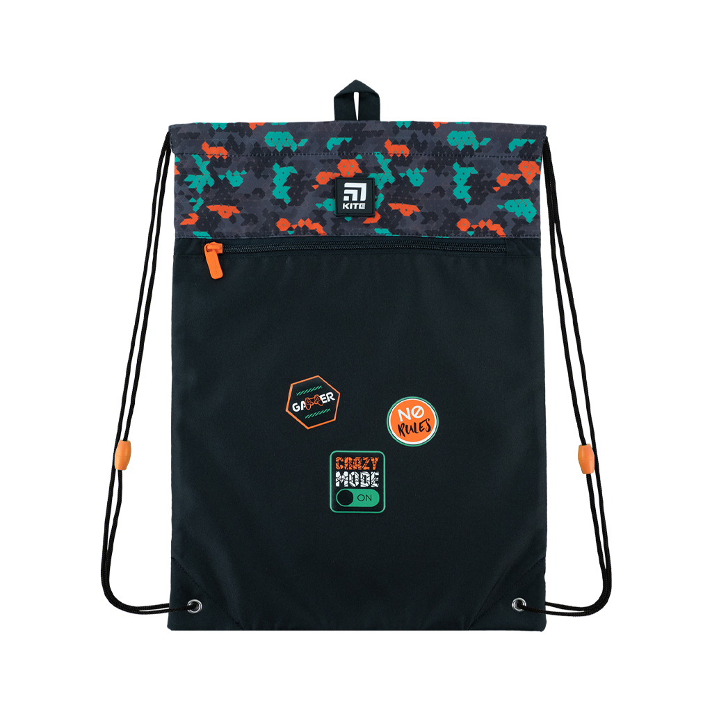 Сумка для взуття Kite Crazy Mode Чорна (K24-601M-26) - зображення 3