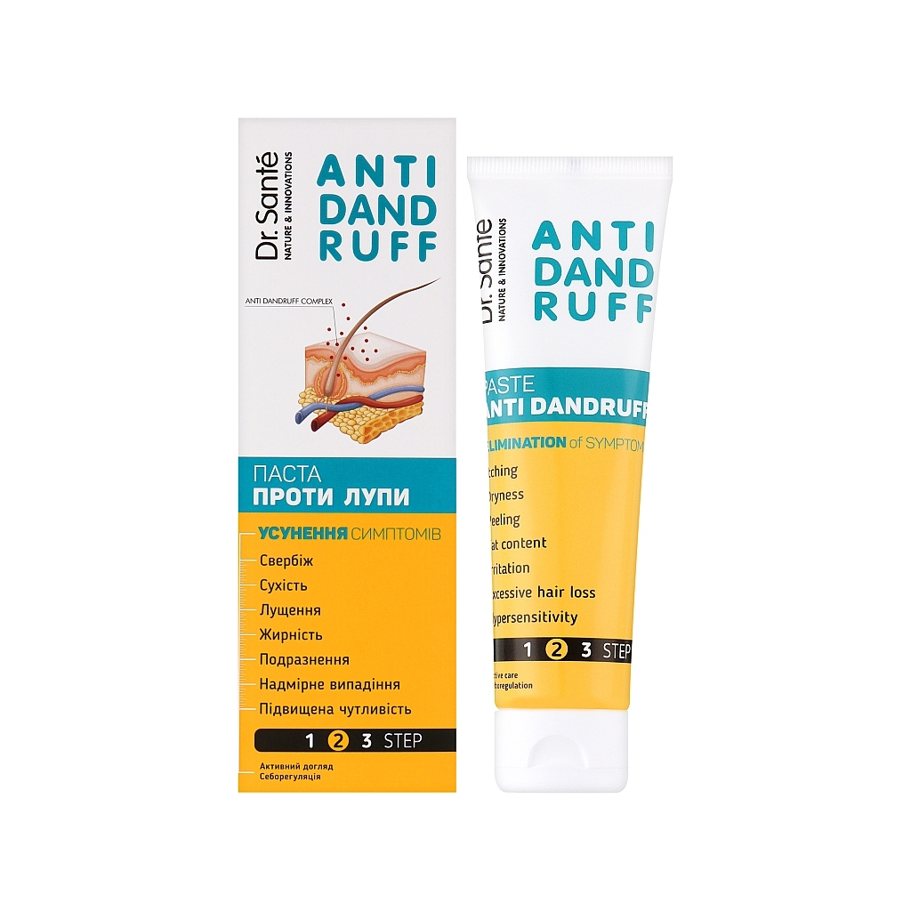Паста для догляду за волоссям Dr. Sante Anti Dandruff Проти лупи 100 мл (4823015945045) - изображение 1