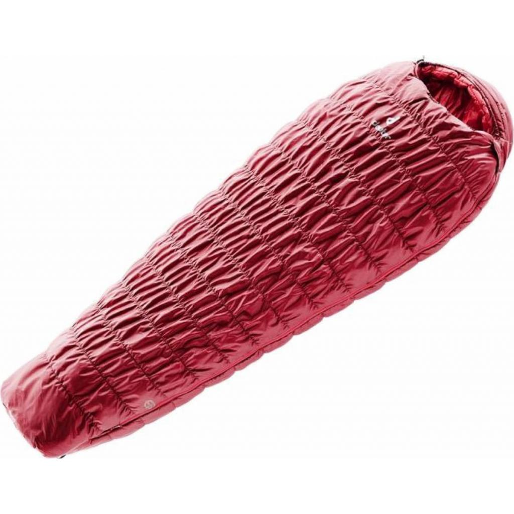 Спальний мішок Deuter Exosphere -6 L Right Cranberry-Fire (3700419 5560 0) - зображення 1