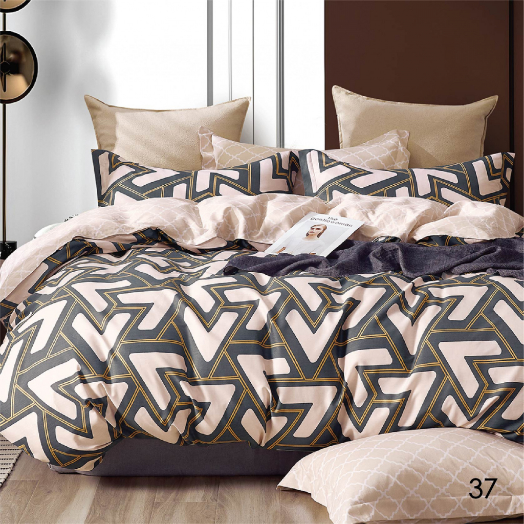 Постільна білизна Isleep двоспальна Сатин Twill 37 (37_dv_Isleep) - зображення 1