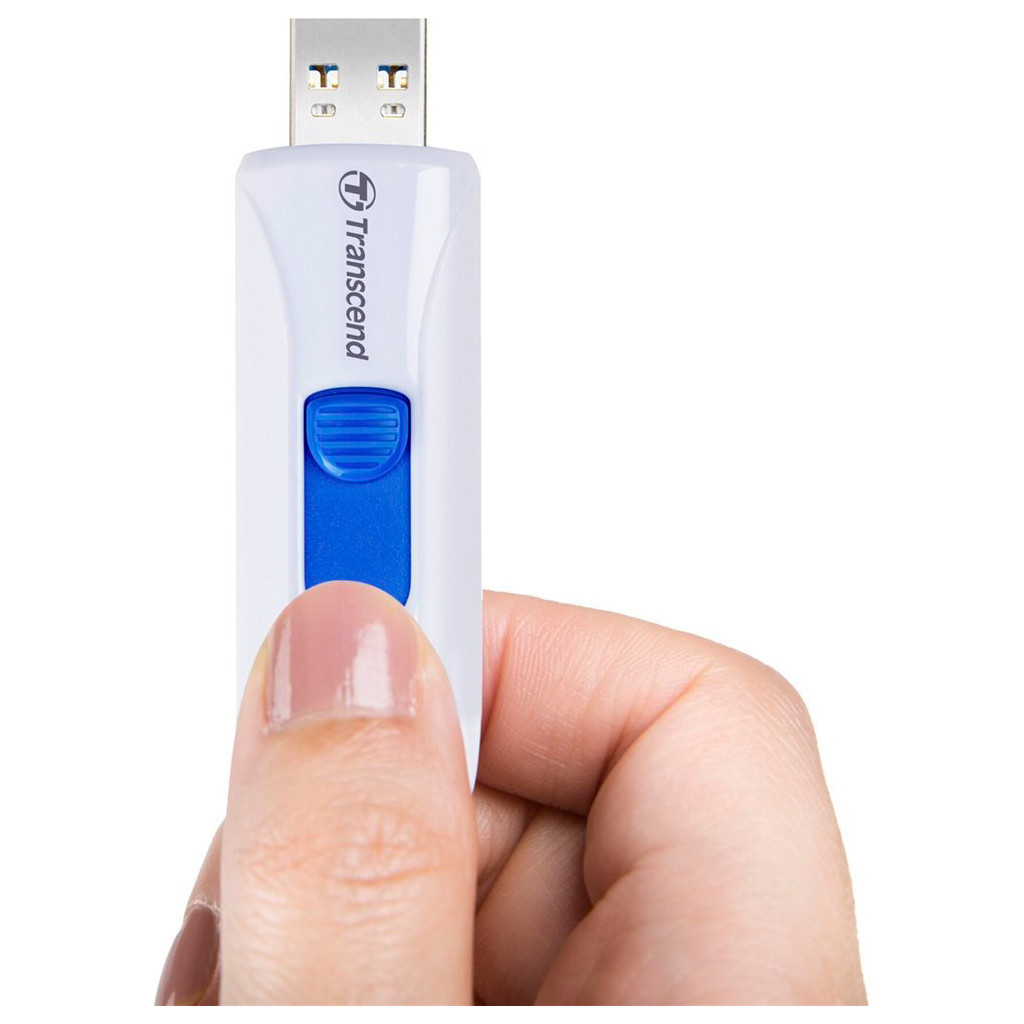 USB флеш накопичувач Transcend 256GB JetFlash 790 White USB 3.1 (TS256GJF790W) - зображення 6