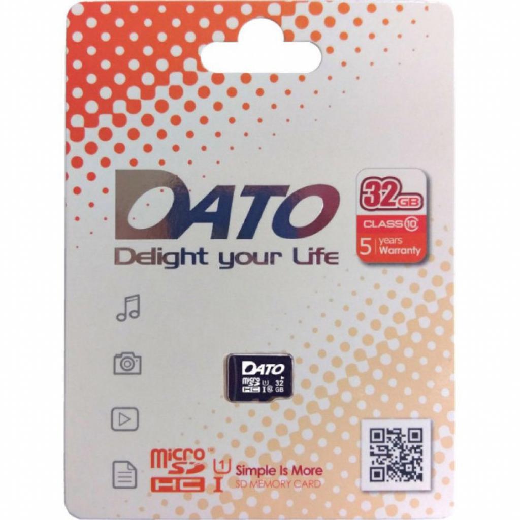 Карта пам'яті Dato 32GB microSD class 10 UHS-I (DTTF032GUIC10) - зображення 2