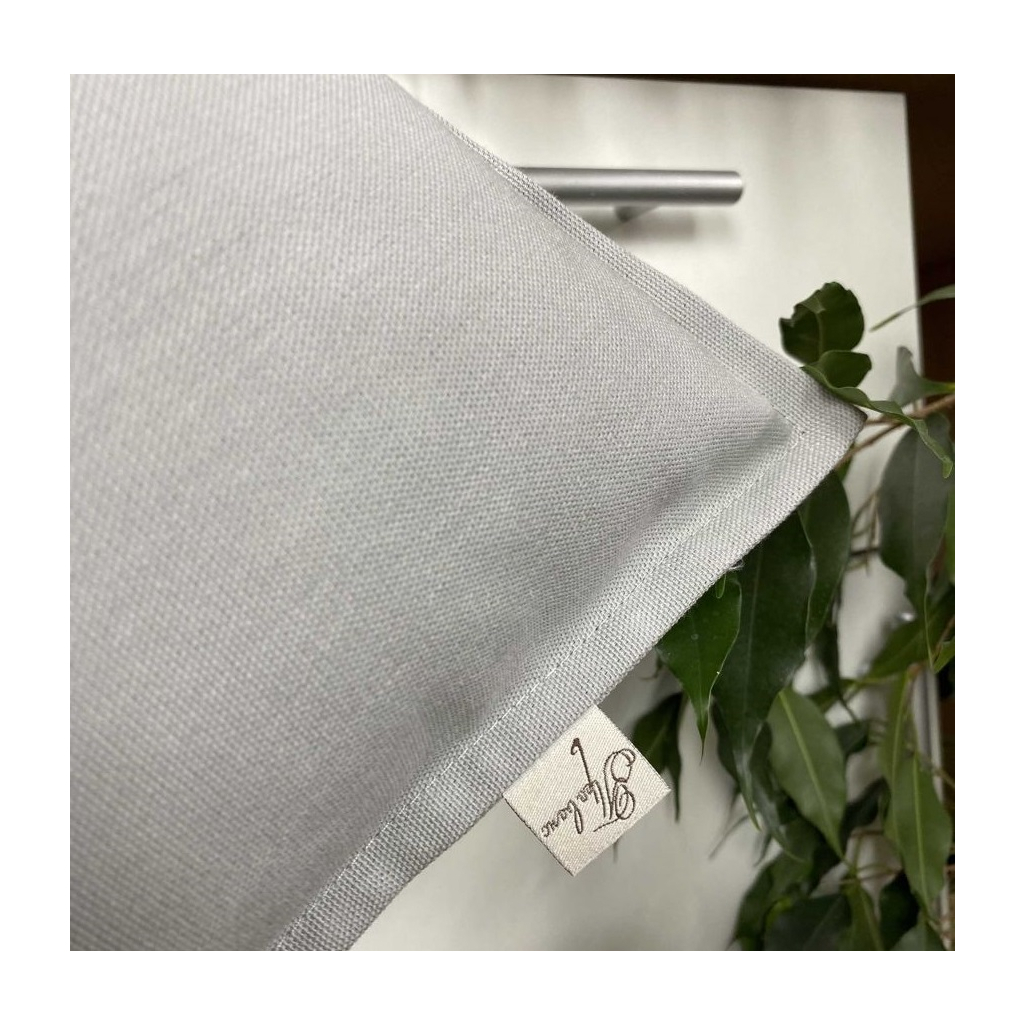 Наволочка Прованс декоративна Сіра 45х45 см (21381) - зображення 2