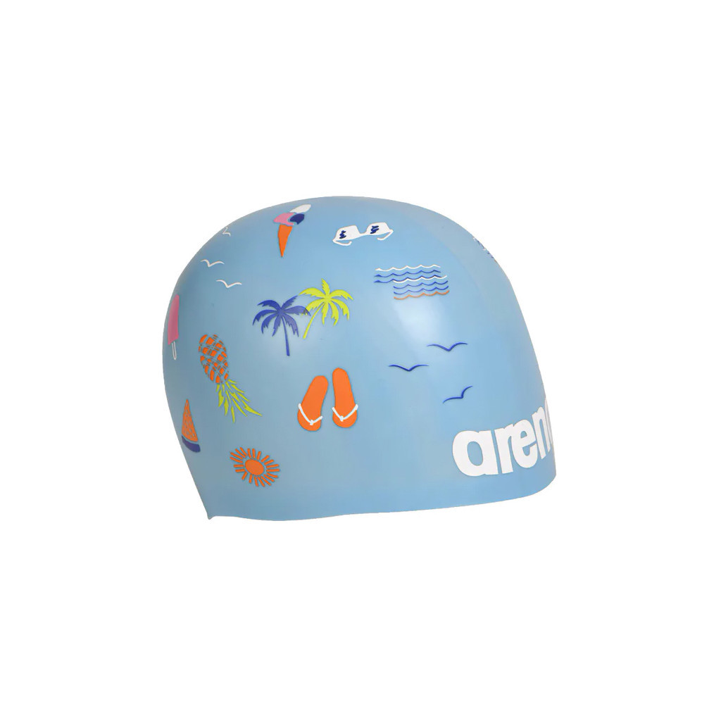 Шапка для плавання Arena Poolish Moulded 1E774-233 пляжні настрої Уні OSFM (3468336702833) - зображення 1
