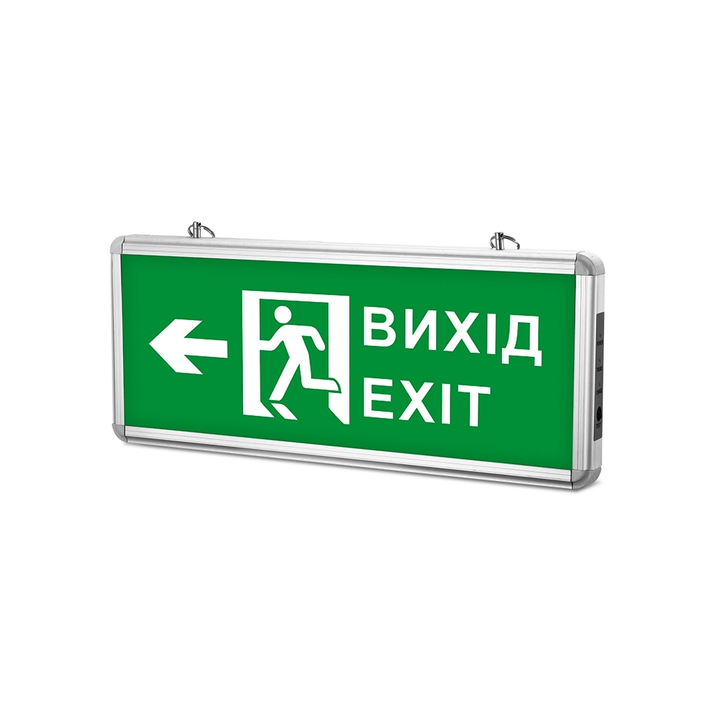 Світильник TITANUM LED аварійний ВИХІД ЗІ СТРІЛКОЮ двосторонні (TL-EM101-D) - изображение 1