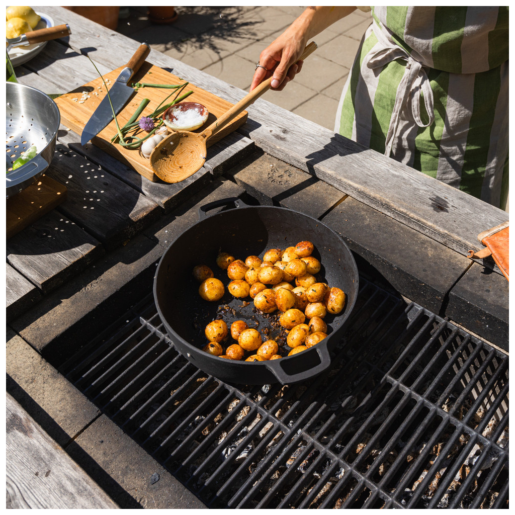Каструля Fiskars Norden Grill з кришкою чавунна 6 л (1066430) - зображення 9