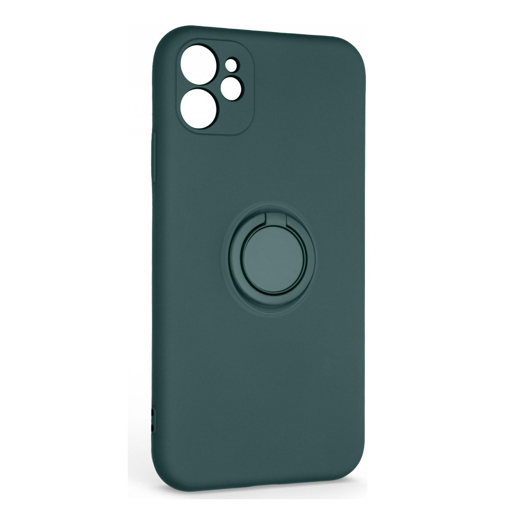 Чохол до мобільного телефона Armorstandart Icon Ring Apple iPhone 11 Dark Green (ARM68647) - зображення 1
