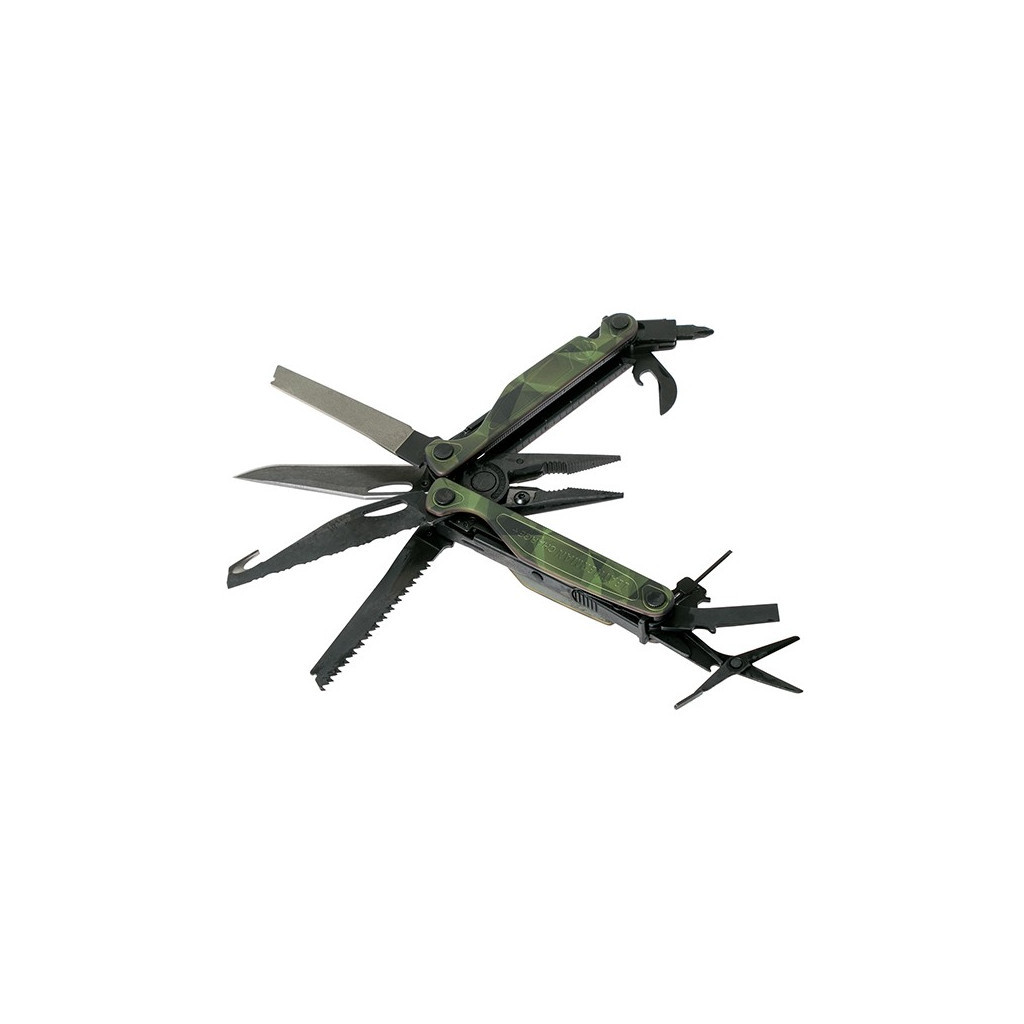 Мультитул Leatherman Charge Plus Camo Forest, синтетичний чохол, карт. коробка (832710) - зображення 4
