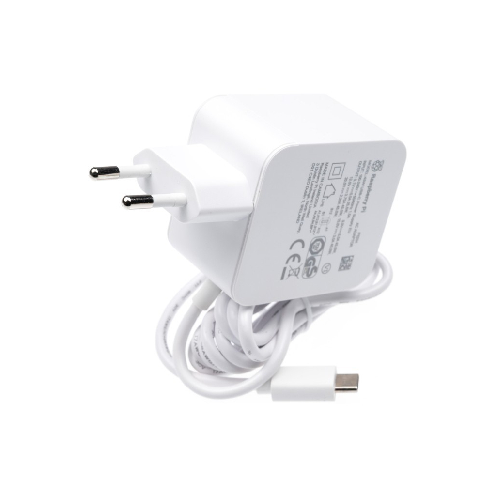 Блок живлення для Мікро ПК Raspberry Pi 45Вт USB-C white (SC1732) - изображение 2