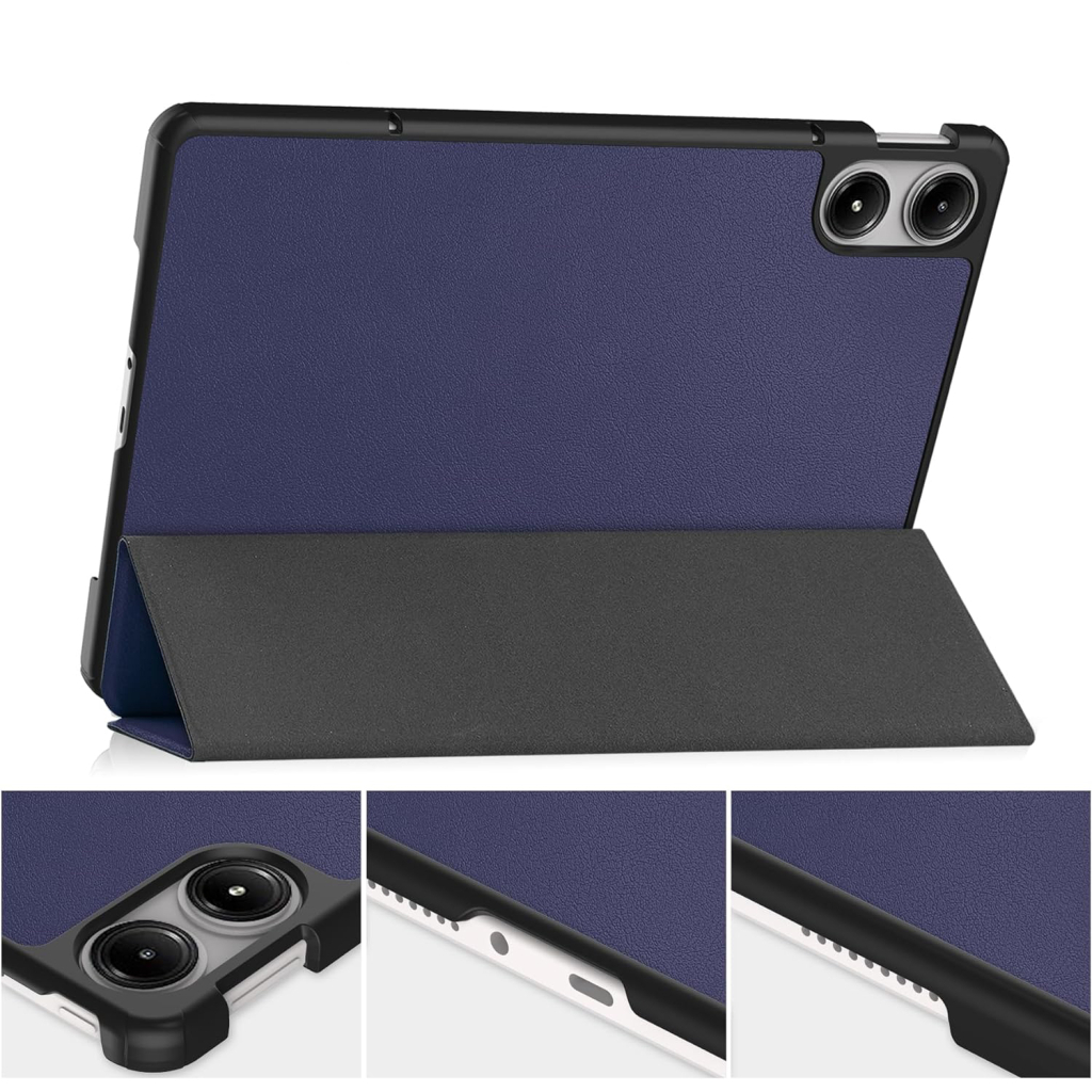 Чохол до планшета BeCover Smart Case Xiaomi Poco Pad 12.1" Deep Blue (711558) - зображення 5