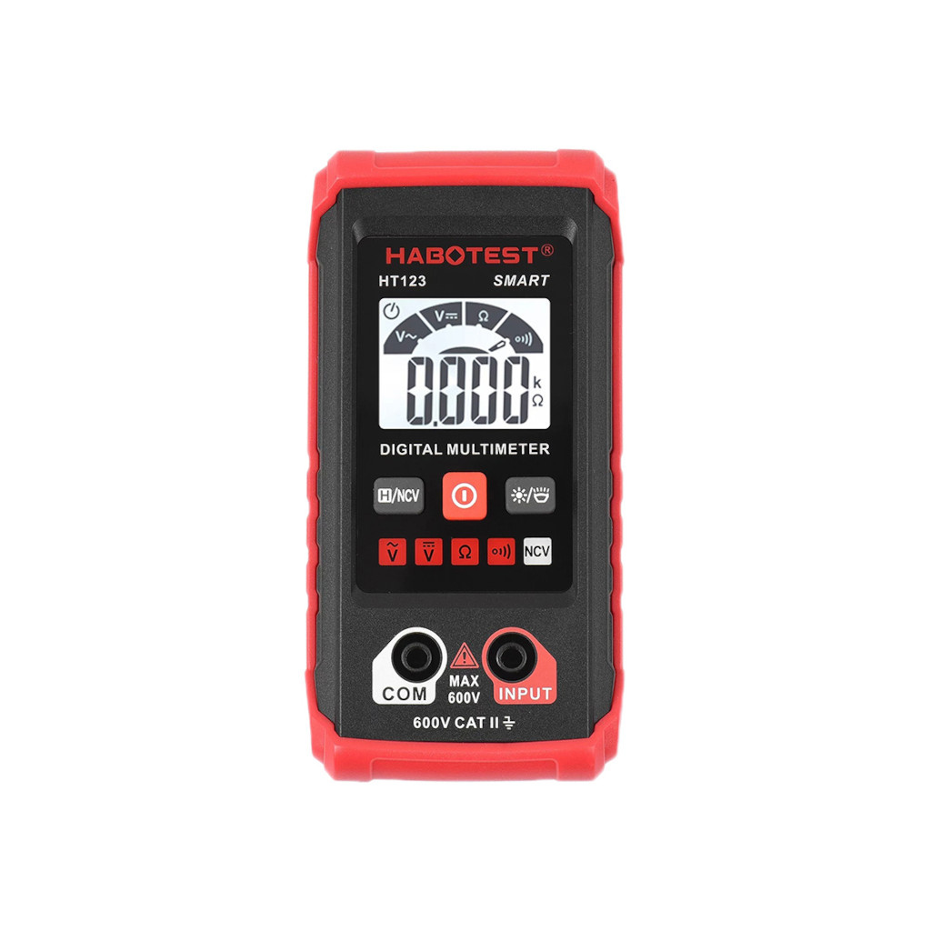 Цифровий мультиметр Habotest HT123 DC600V, AC600V (HT123) - зображення 1