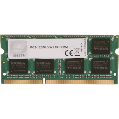 Модуль пам'яті для ноутбука SoDIMM DDR3 8GB 1333 MHz G.Skill (F3-10666CL9S-8GBSQ) - зображення 1