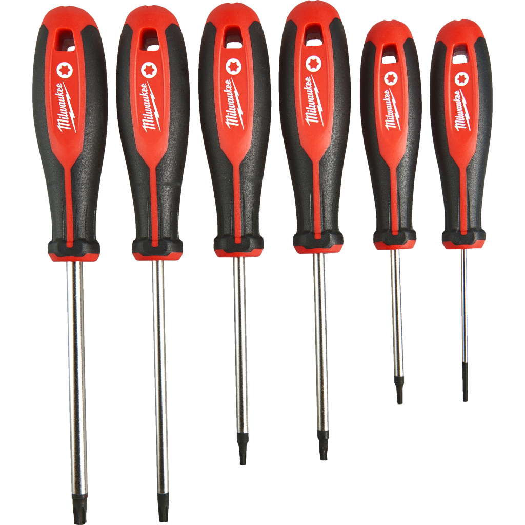 Набір викруток Milwaukee магнітних з тригранною рукояткою TORX 6шт) (4932471809) - зображення 1