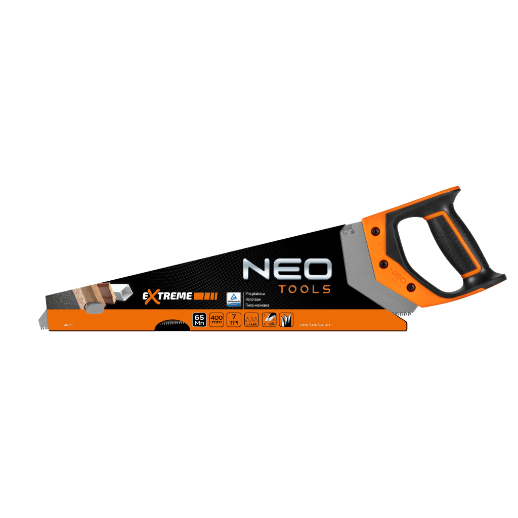 Ножівка Neo Tools по дереву, Extreme, 400 мм, 7TPI (41-131) - зображення 4