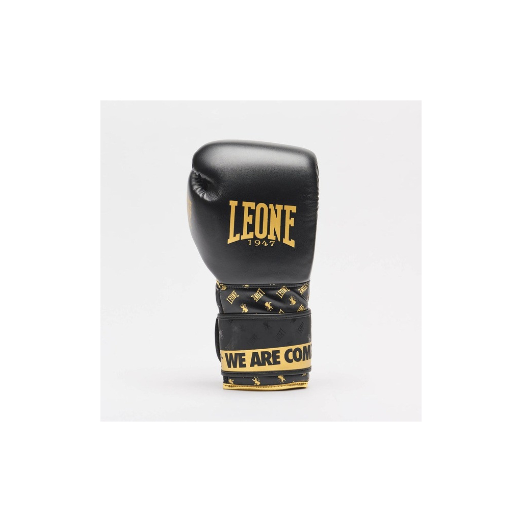 Боксерські рукавички Leone GN220 DNA Black 12 унцій (GN220_Black_12oz) - зображення 4