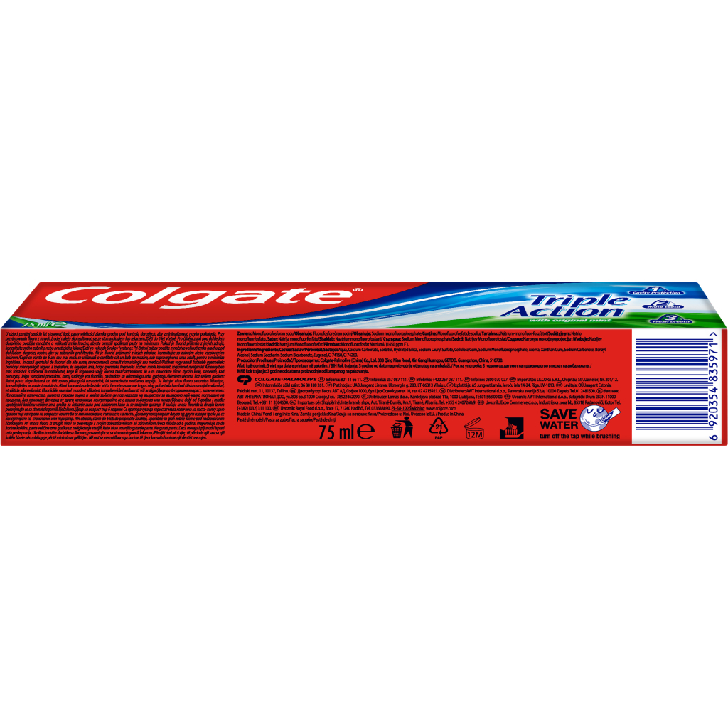 Зубна паста Colgate Потрійна Дія 75 мл (6920354835971) - изображение 4