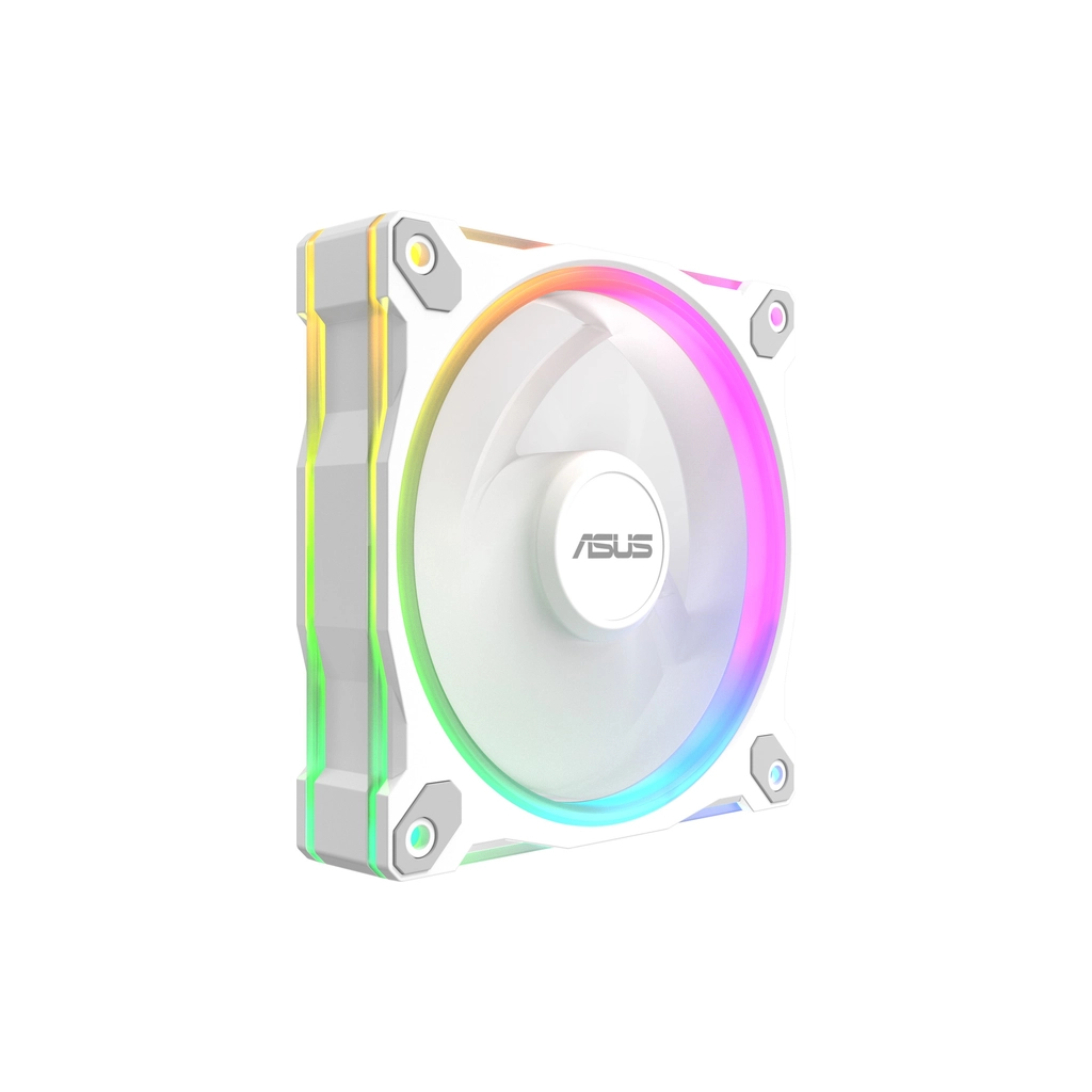 Кулер до корпусу ASUS PRIME MR120 REVERSE ARGB WHITE 3IN1 (90DA00L3-B09020) - зображення 6