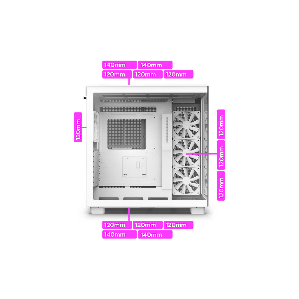 Корпус NZXT H9 Elite Edition White (CM-H91EW-01) - зображення 8