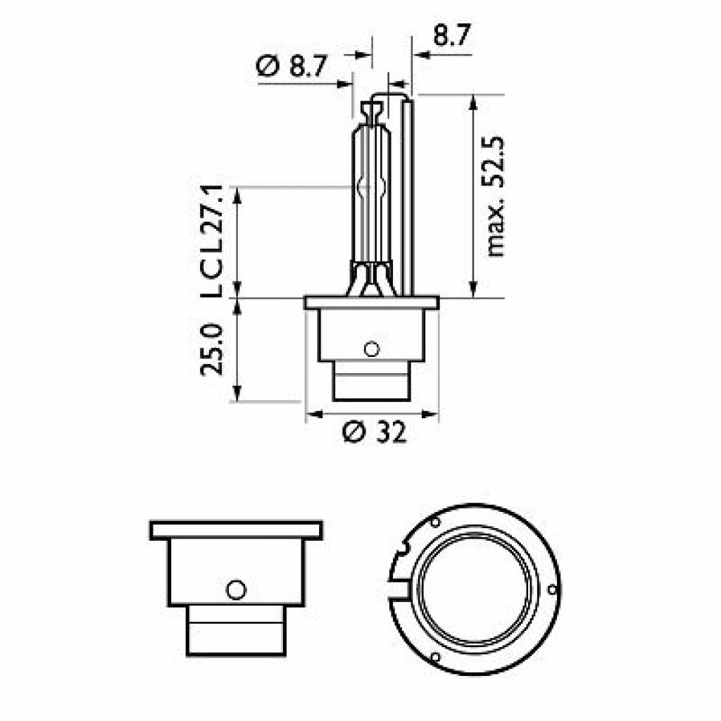 Автолампа Philips ксенонова (85122 VI C1) - зображення 3