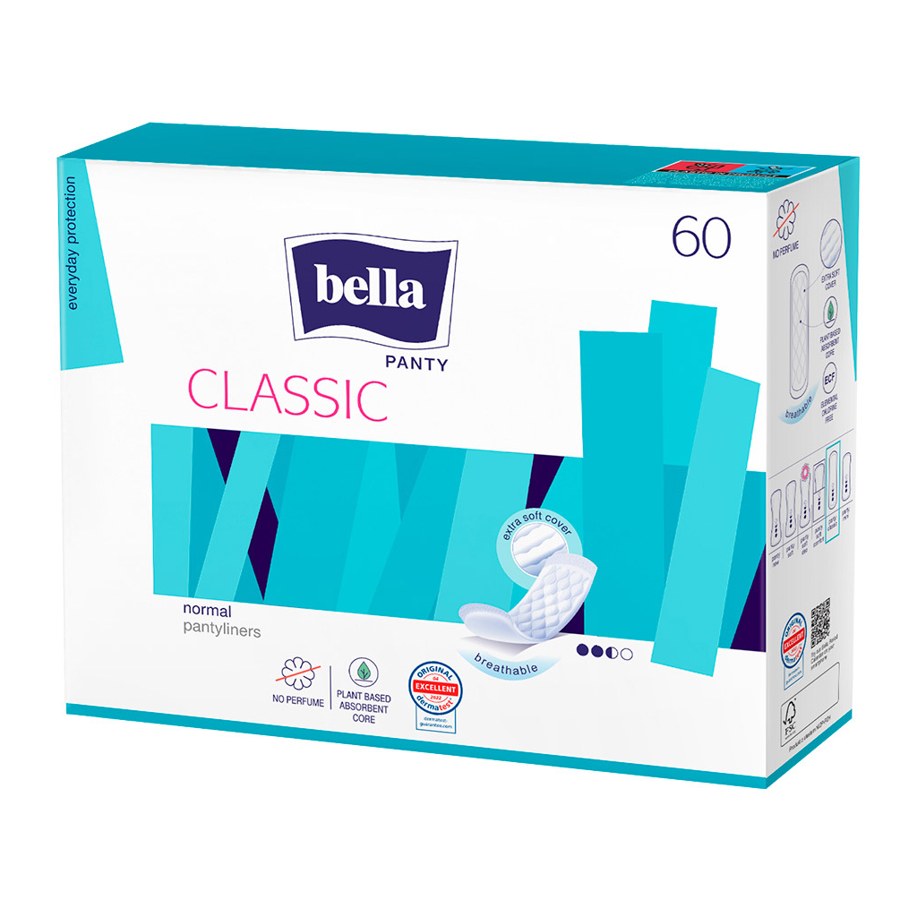 Щоденні прокладки Bella Panty Classic 60 шт. (5900516311995/5900516310370) - зображення 1
