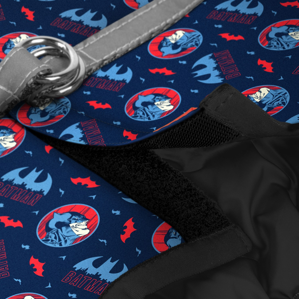 Шлея для собак WAUDOG Clothes з QR паспортом "Бетмен червоно-блакитний" XS3 (1003-4003) - зображення 3