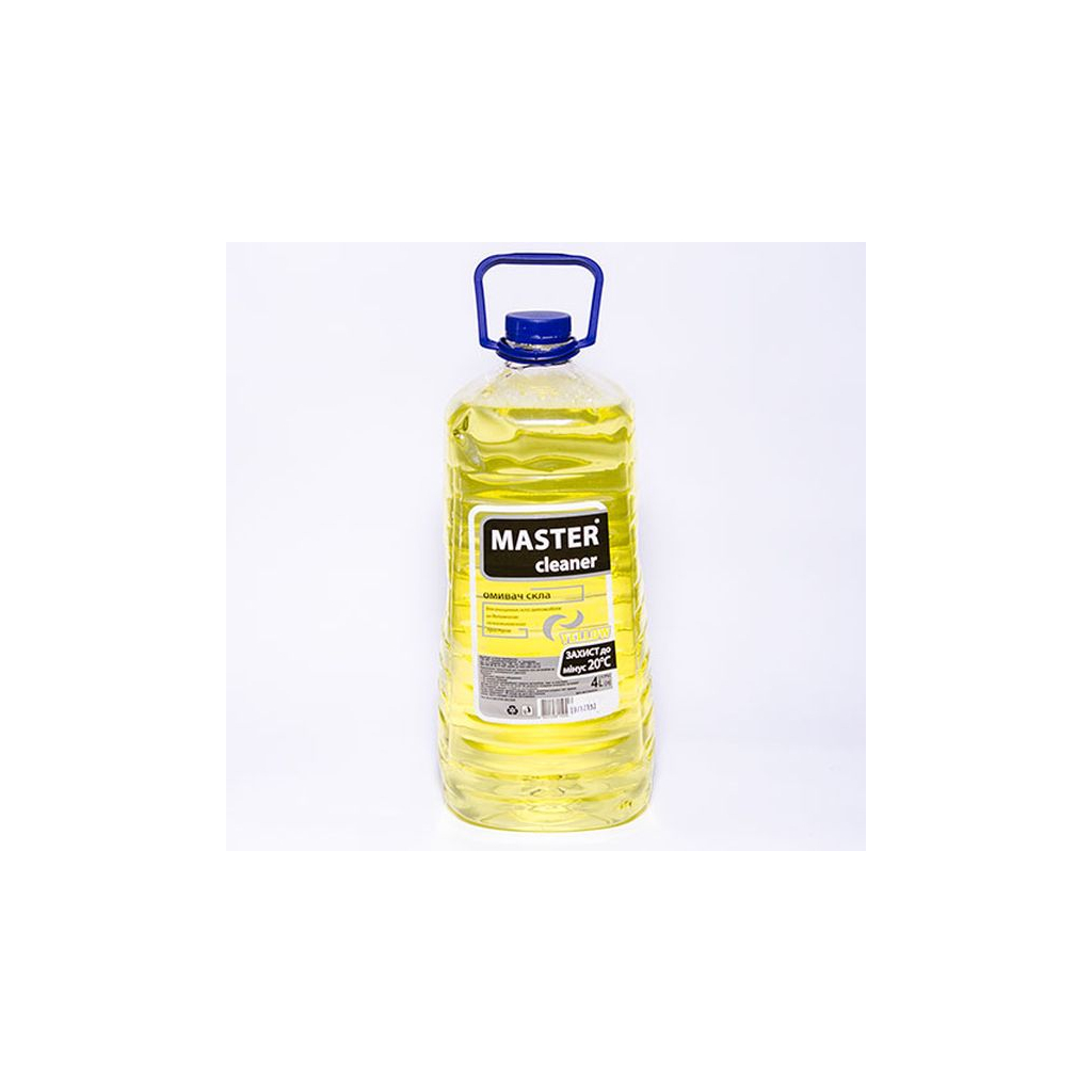 Омивач автомобільний ЗАБХ Мaster cleaner YELLOW -20 4л (4820108150423) - зображення 1
