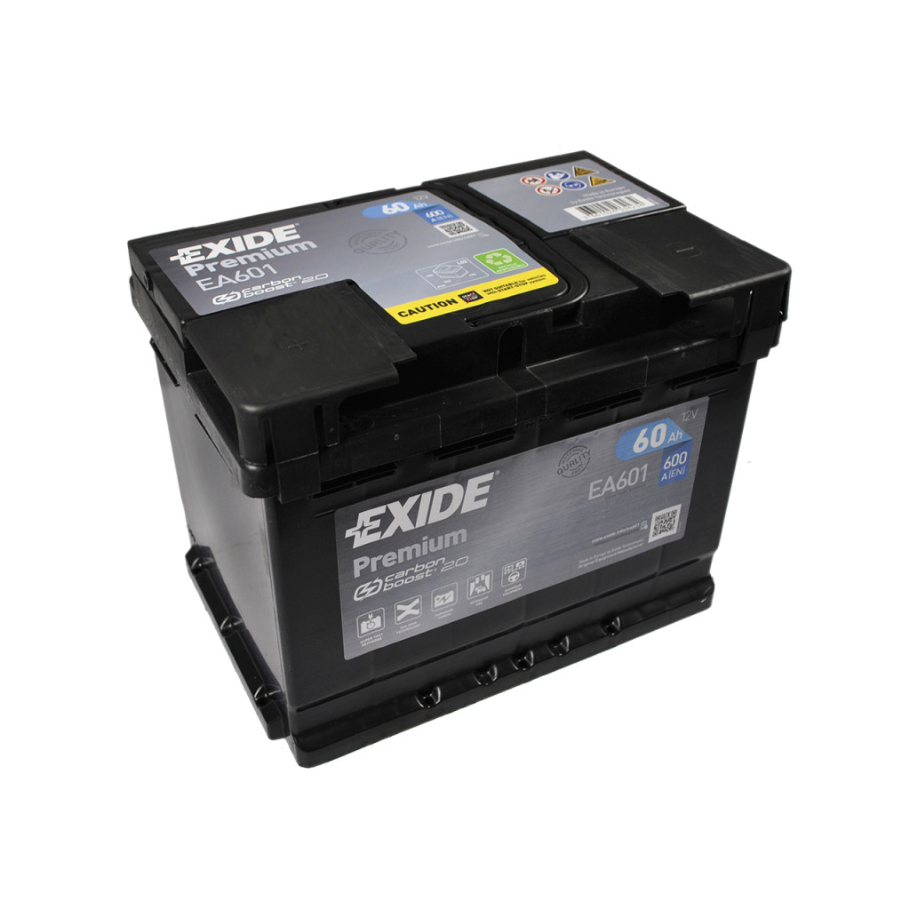 Акумулятор автомобільний EXIDE PREMIUM 60A (EA601) - зображення 3