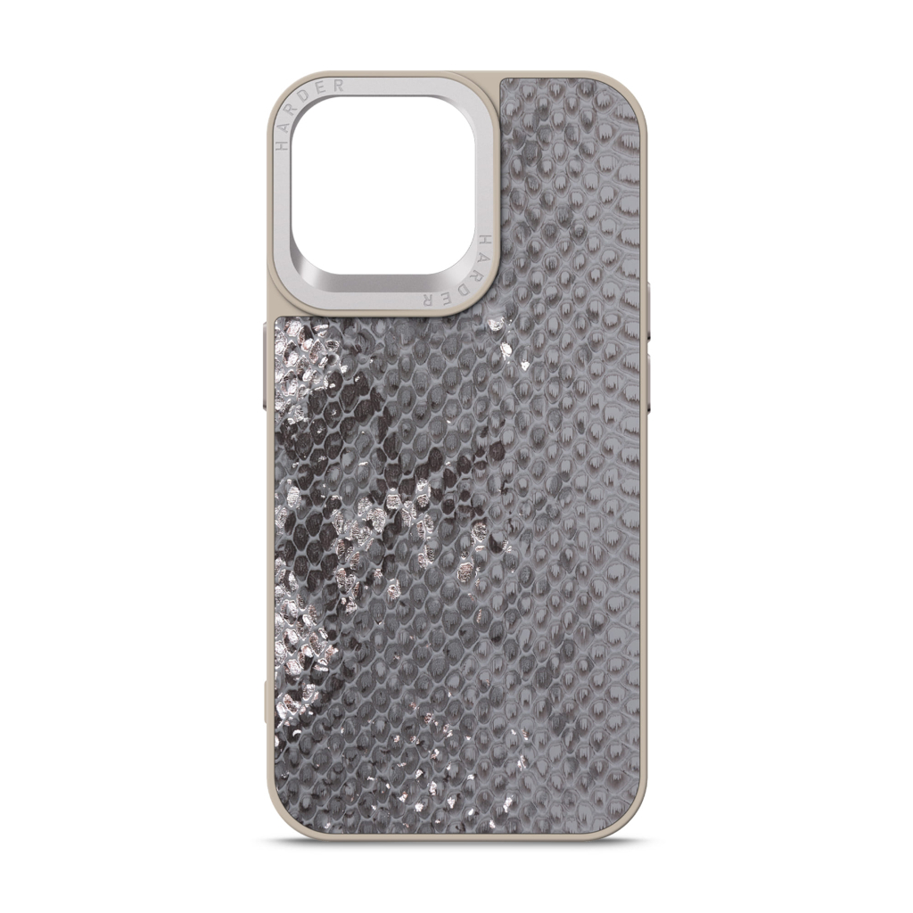 Чохол до мобільного телефона Harder Snake Pattern Apple iPhone 14 Pro Max Grey Silver (ARM76816) - зображення 1