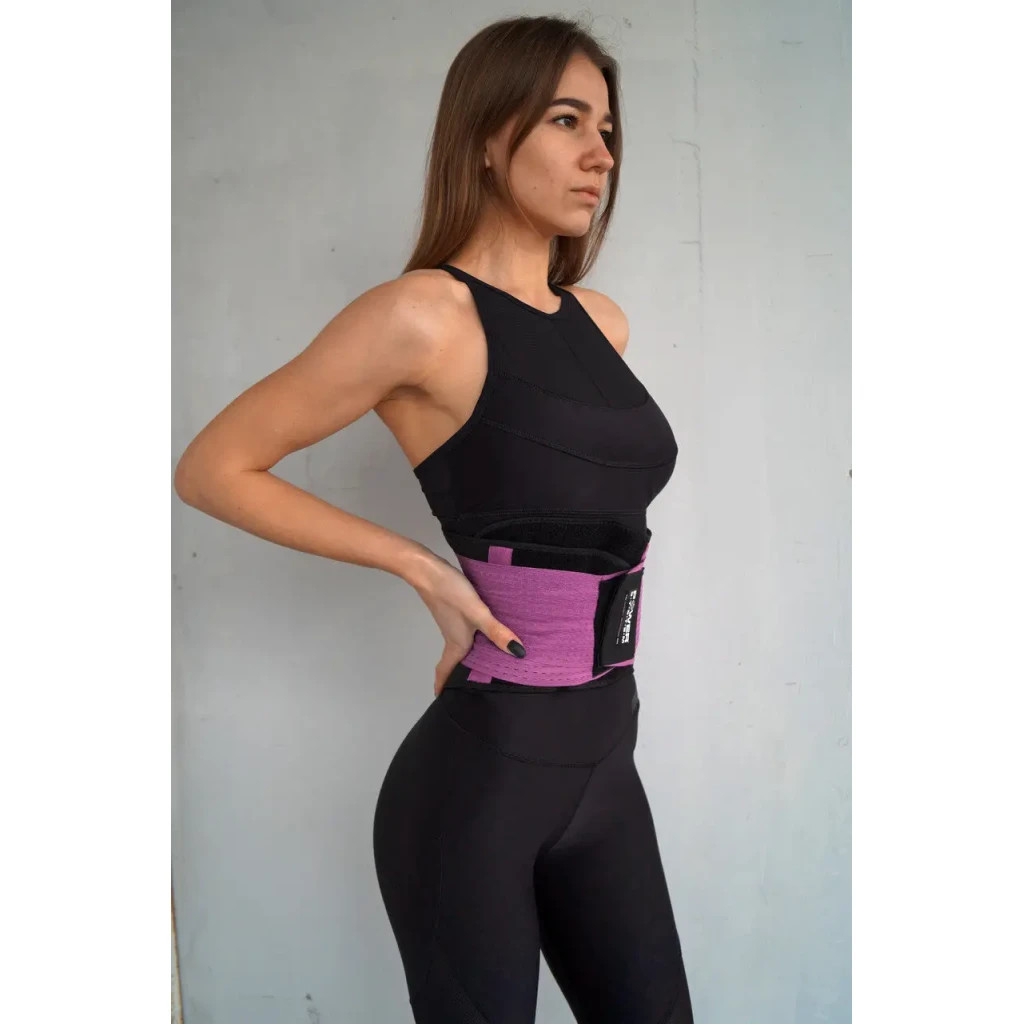 Атлетичний пояс Power System Waist Shaper PS-6031 Pink L/XL (PS_6031_L/XL_Pink) - изображение 6