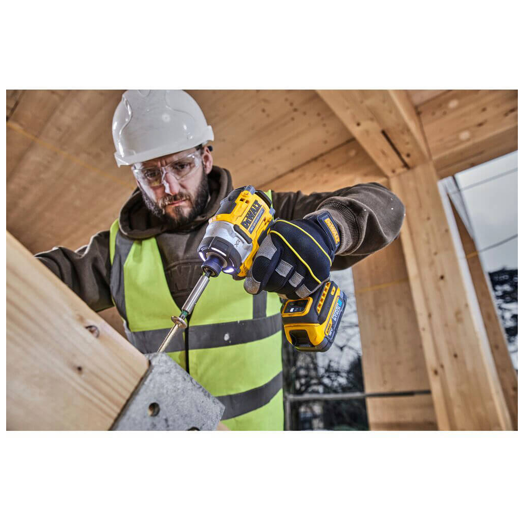Шуруповерт DeWALT 18 В XR Li-lon PowerStack, безщітковий, 282 Нм, TSTAK, 2x1.7Ah (DCF860E2T) - изображение 6
