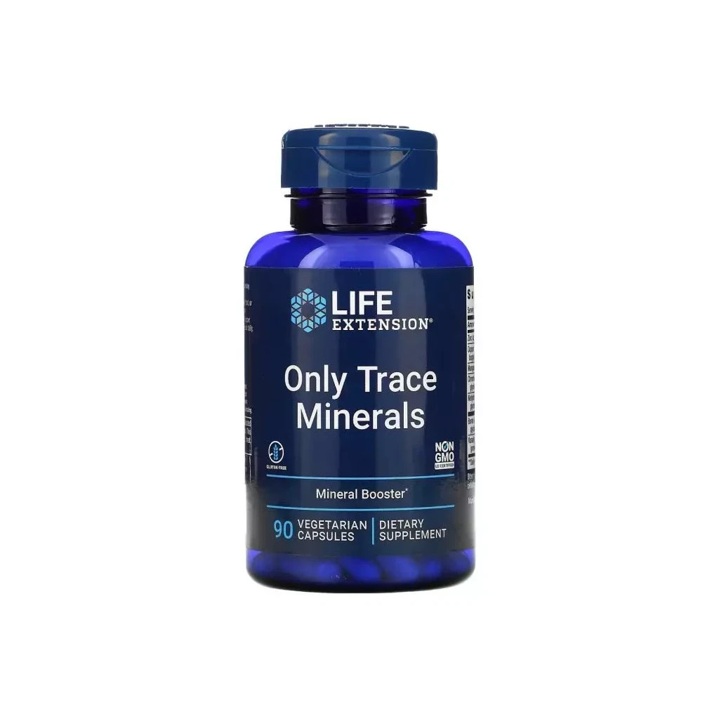 Мінерали Life Extension Мінерали, Only Trace Minerals, 90 вегетаріанських капсул (LEX-13289) - зображення 1
