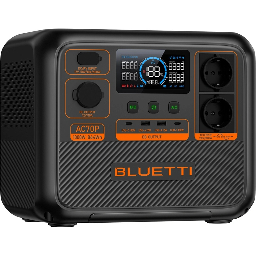 Зарядна станція BLUETTI AC70P 1000W (AC70P) - зображення 1
