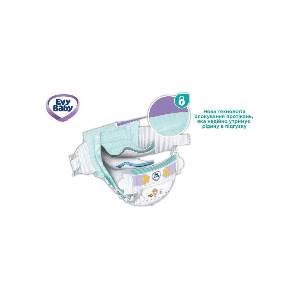 Підгузки Evy Baby Junior Jumbo 11-25 кг 46 шт (8690506520359) - зображення 4