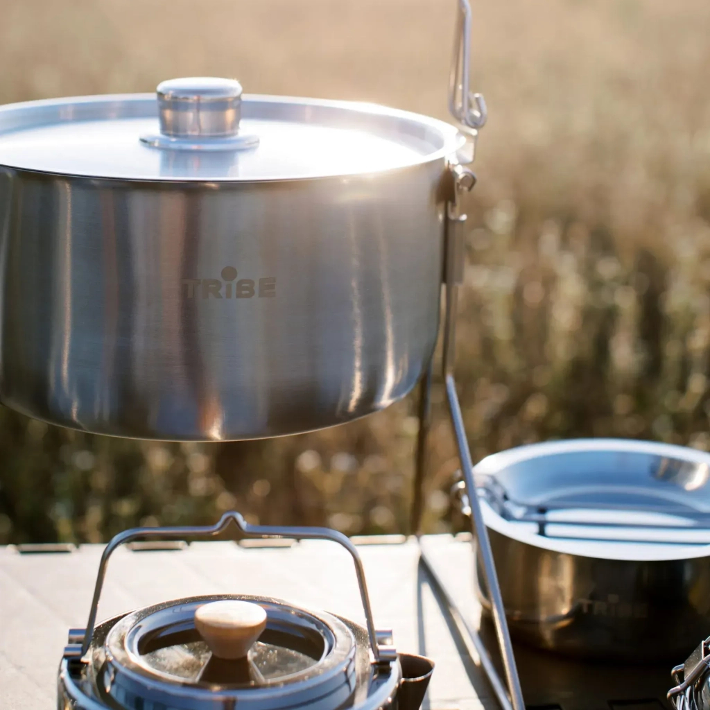 Котел туристичний Tribe Fire Pot 5,4 л сталевий (T-FH-0006-metal) - изображение 9