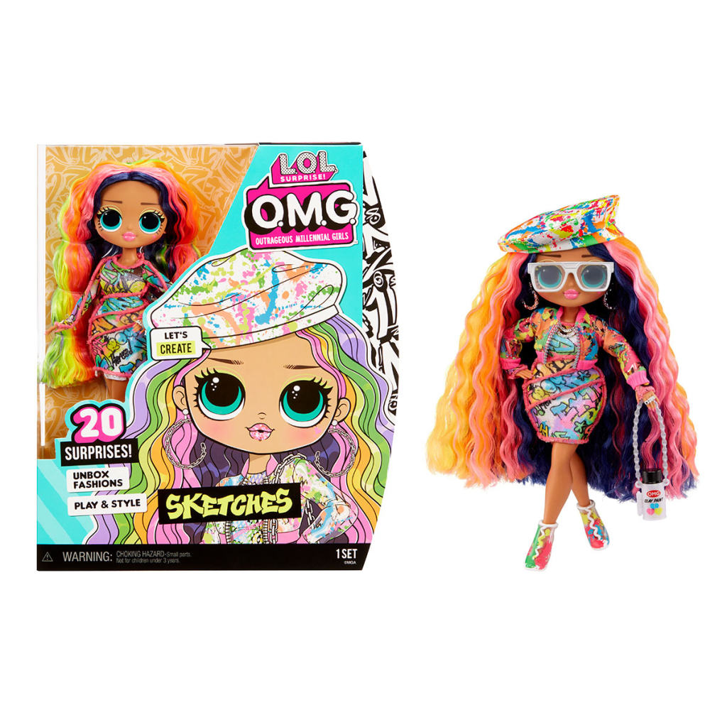 Лялька L.O.L. Surprise! серії O.M.G. Core S6 – Леді Скетч (581857) - зображення 1