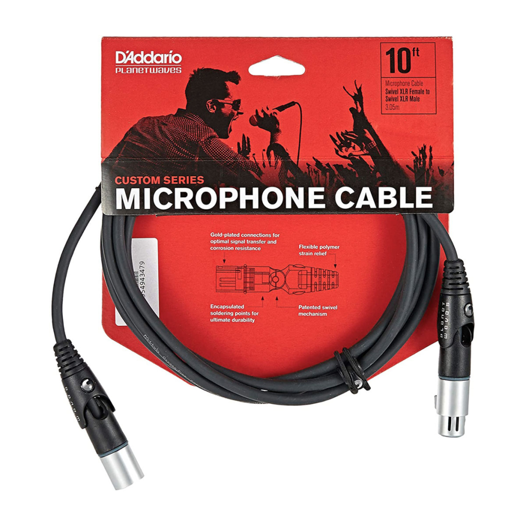 Мікрофонний кабель D'Addario Custom Series Swivel Microphone Cable 3m (PW-MS-10) - picture 5