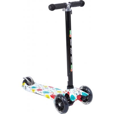 Самокат BabyHit Enjoy Graffiti Flowers (30158) - зображення 1